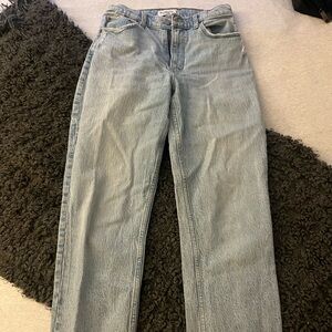 Abercrombie Curve Love Light Blue Jeans